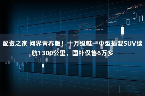 配资之家 问界青春版！十万级唯一中型插混SUV续航1300公里，国补仅售6万多
