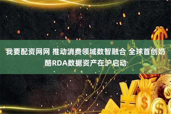 我要配资网网 推动消费领域数智融合 全球首创奶酪RDA数据资产在沪启动